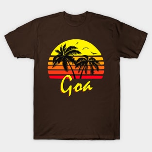 Goa Retro Sunset T-Shirt